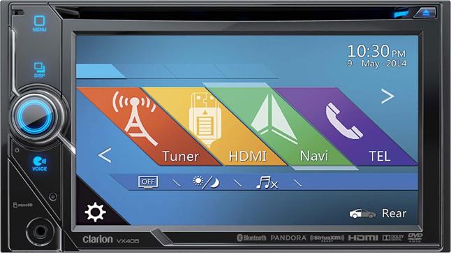 Clarion VX405 DVD receiver