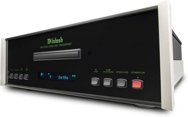 McIntosh MCT450 cd sacd transport angled front view