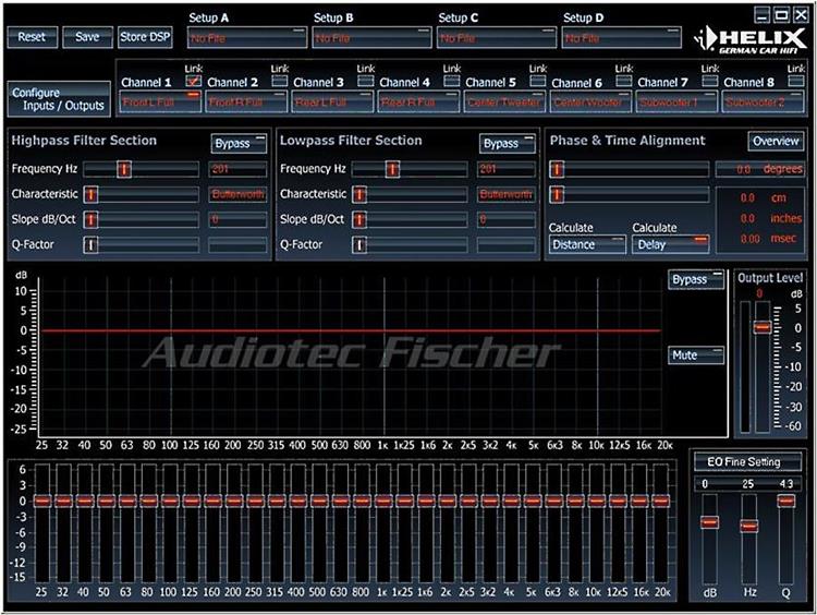 P-DSP tuning screen