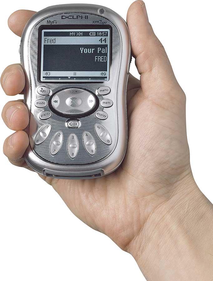 Delphi MyFi portable XM Satellite Radio receiver