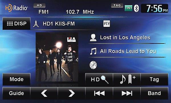 HD Radio display information