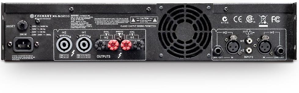 Crown XLS 1500 power amplifier