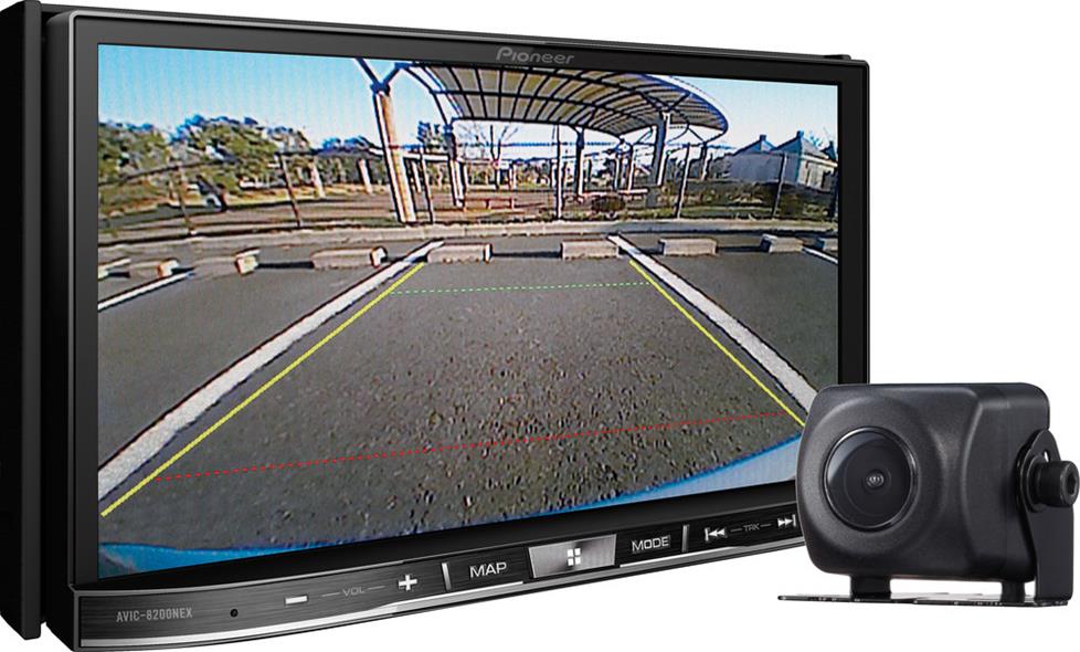 Pioneer AVIC-8201NEX navigation receiver package with backup camera