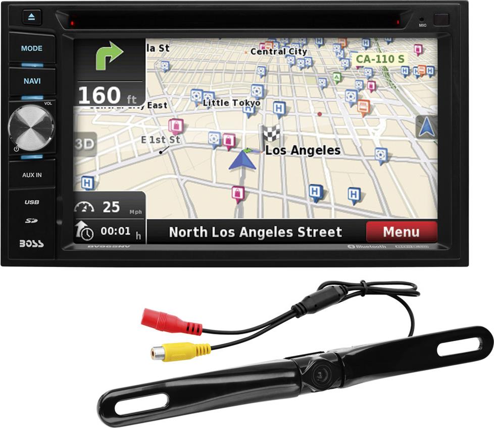 Boss BN965BLC navigation receiver with backup camera