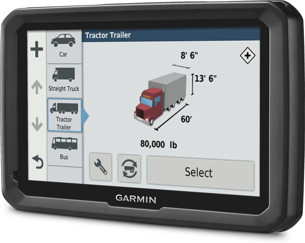 Garmin dezl 580LMT-S portable navigator for truckers