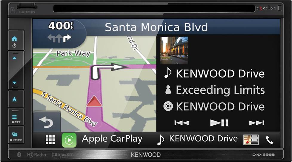 Kenwood's DNX695S navigation/DVD receiver