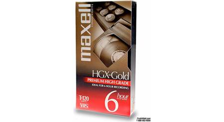 Maxell HGX-Gold VHS High Grade Video Tape