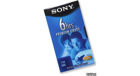 Sony Premium-Grade Blank VHS Tapes