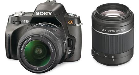 Sony Alpha DSLR-A230 Two-lens Kit
