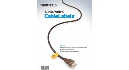 Crutchfield Audio/Video CableLabels™