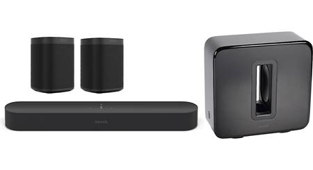 Sonos Beam 5.1 Home Theater System with Sonos One SL Speakers