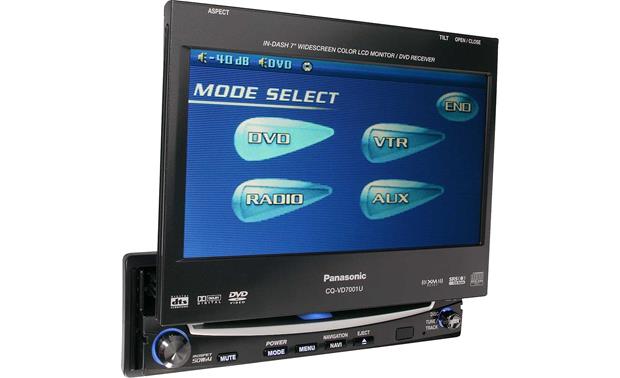 Panasonic CQ-VD7001U In-dash DVD player with 7" LCD video screen at