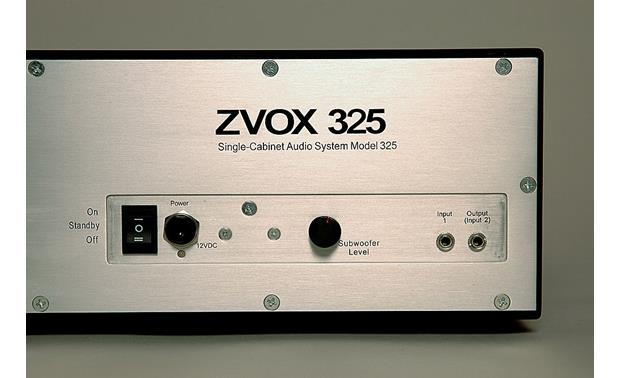 ZVOX 325 Powered home theater sound system and platform for flat-panel