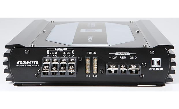 Dual XPA4640 4-channel car amplifier — 50 watts RMS x 4 at Crutchfield.com