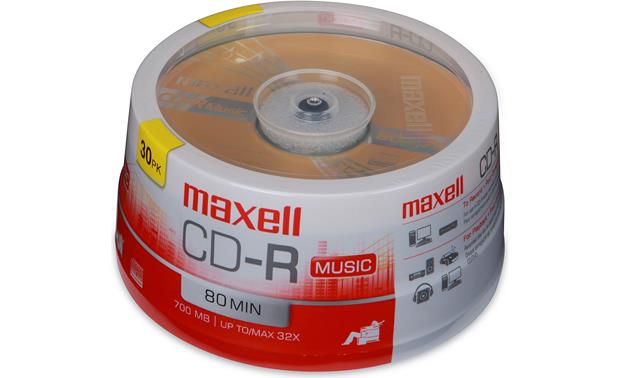 Maxell Cd-r 80 (30-disc Spindle Pack) Blank Cd-r Audio Recordable Discs 