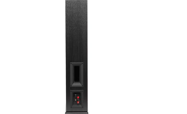 Klipsch RP-250 5.1 Home Theater Speaker System Back view of front speaker, showing Tractrix port (pictured in Ebony finish)