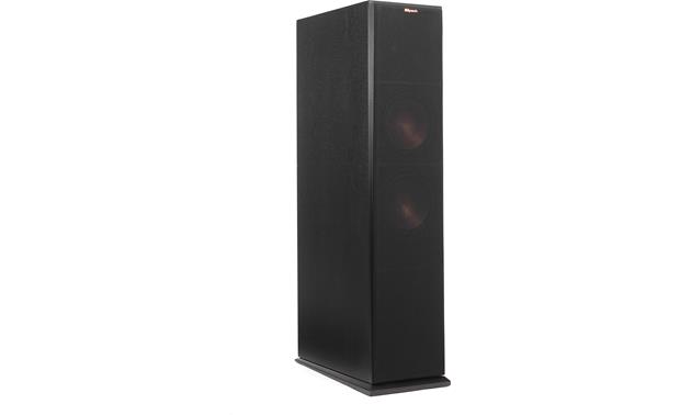 Klipsch RP-280 Dolby Atmos® 5.1.4 In-Ceiling Home Theater Speaker System Angled front view of tower speaker with grille on