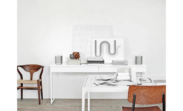 Sonos Beam 5.1 Home Theater System with Play:1 Speakers White - pair the Play:1 speakers for the system's rear channels