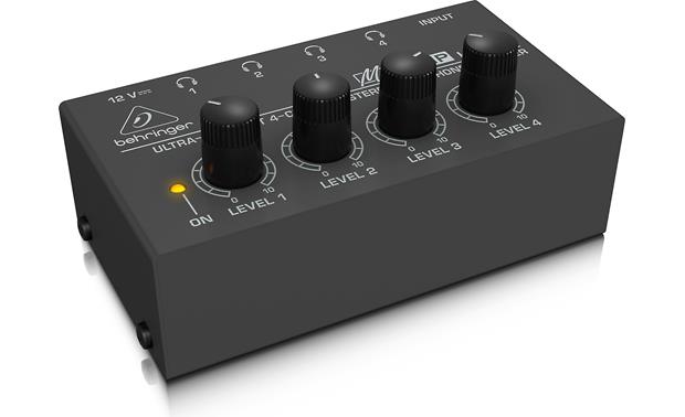 Audio-Technica Podcast Interview System Behringer MicroAMP HA400 4-channel stereo headphone amplifier