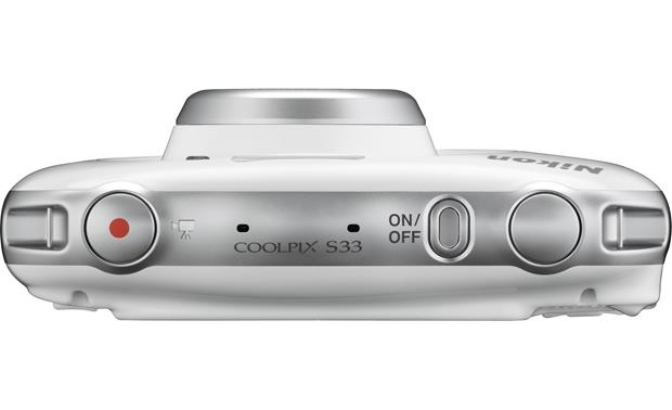 Nikon Coolpix S33 (White) 13.2-megapixel waterproof/shockproof camera