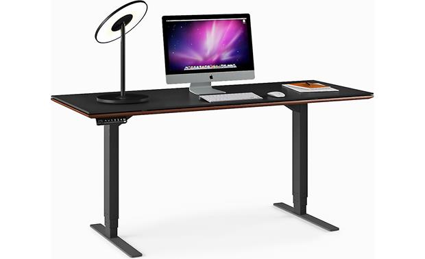BDI Sequel 6051 Chocolate Stained Walnut - sitting position (computer and accessories not included)