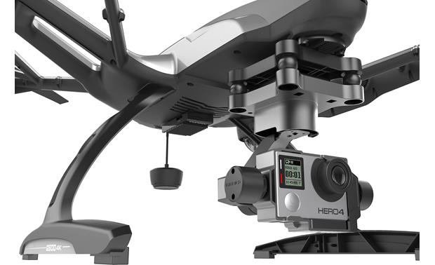 Yuneec Typhoon G Quadcopter The gimbal mount is specially designed to hold select GoPro cameras (not included)