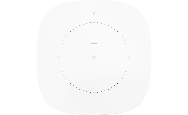 Sonos Playbase 5.1 Home Theater System with Voice Control White Sonos One speaker - top-mounted controls