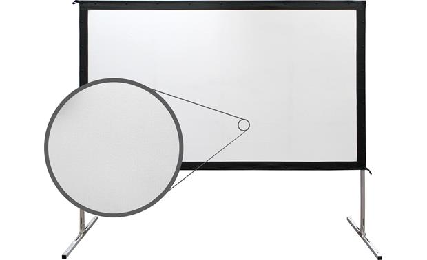 Elite Screens Yard Master 2 Dual Screen material's fine texture provides a smooth, detailed picture with HD and 4K projectors