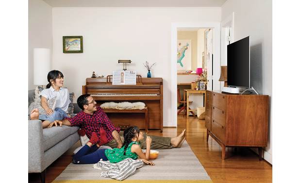 Sonos Beam 5.0 Home Theater System with Play:1 Speakers Black - fits easily under most stand-mounted TVs (TV not included)