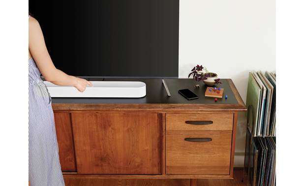 Sonos Beam 5.1 Home Theater System with Play:1 Speakers White - Beam top-mounted controls (TV not included)