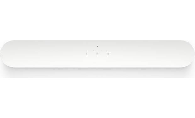 Sonos Beam 5.1 Home Theater System with Sonos One Speakers White Beam - top-mounted control buttons