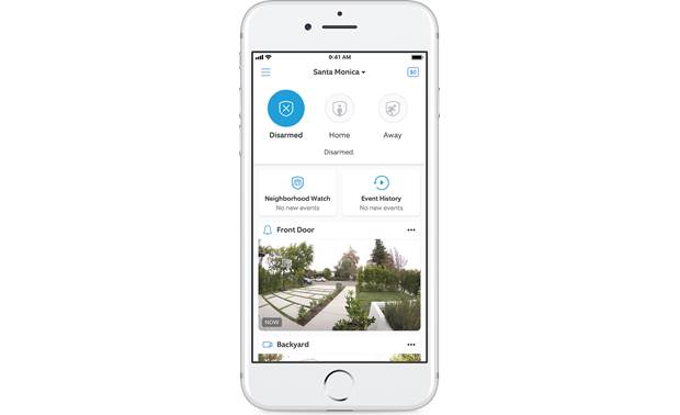 Ring Alarm Starter Home Security Kit The free mobile app allows you to monitor and control your Ring products from wherever you are