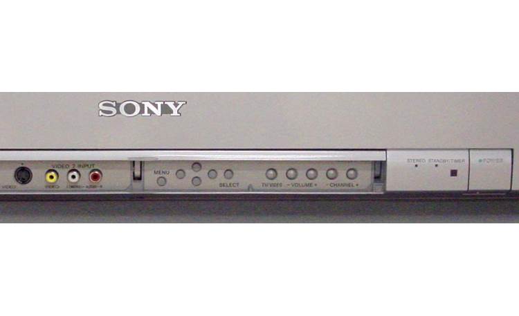 Sony KV-36XBR450 Front-panel inputs