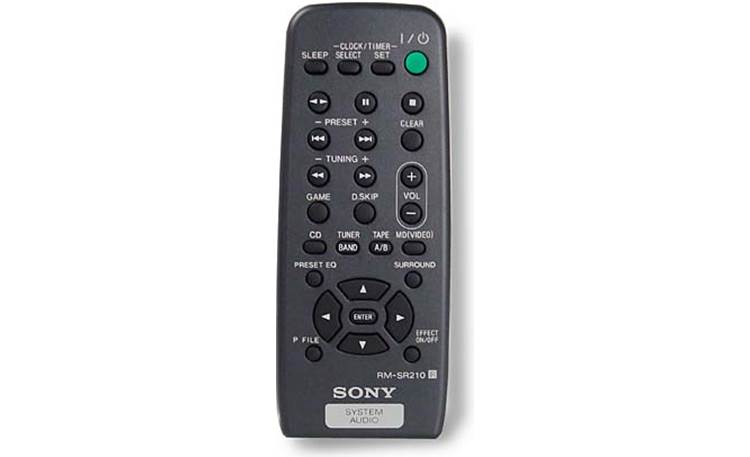Sony MHC-RG40 Remote