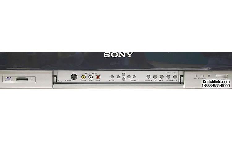 Sony KV-36XBR800 Front panel - open