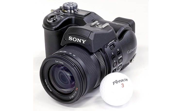 Sony DSC-F828 With golf ball (for scale)