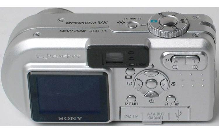 Sony DSC-P8 Back