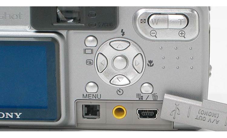 Sony DSC-P10 With back panel open