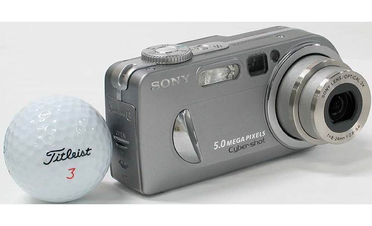 Sony DSC-P10 With golf ball