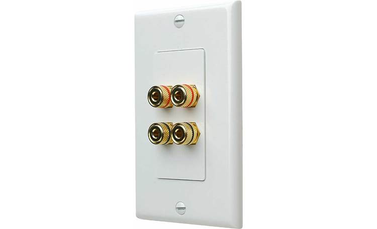 Niles® Audio 4-post Wall Outlets for Speaker Wires White