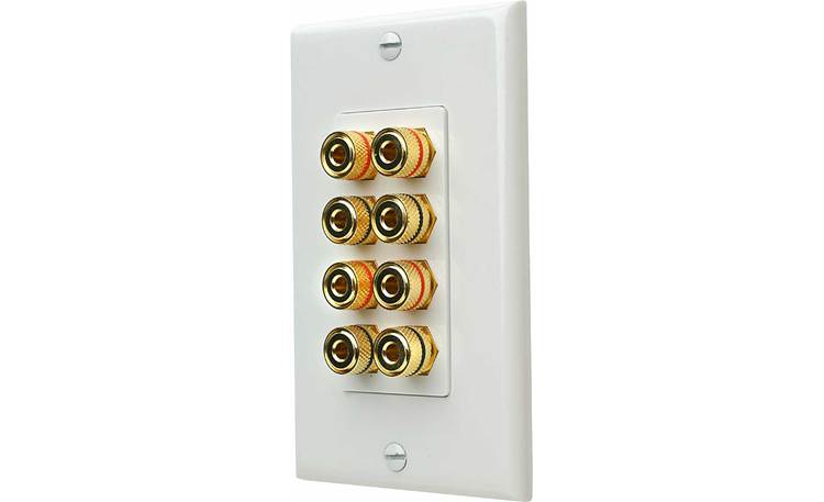 Niles® Audio 8-post Wall Outlets for Speaker Wires White