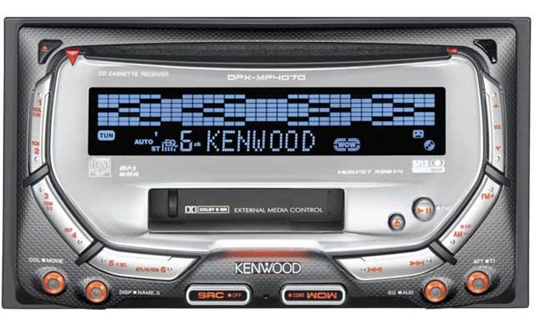 Kenwood DPX-MP4070 Blue display