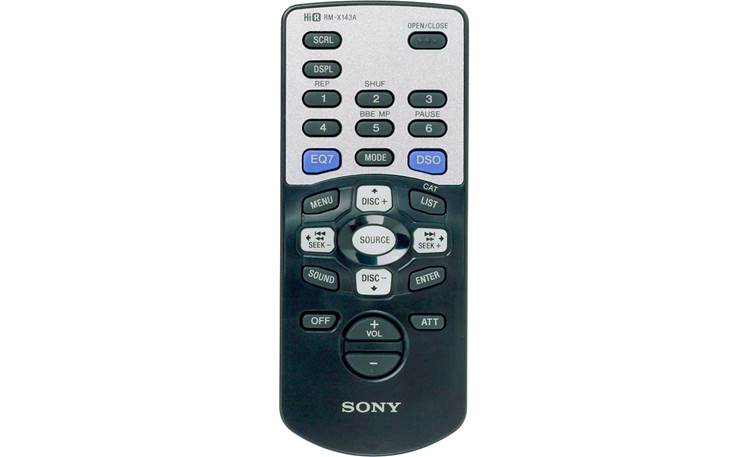 Sony CDX-M8805X Remote
