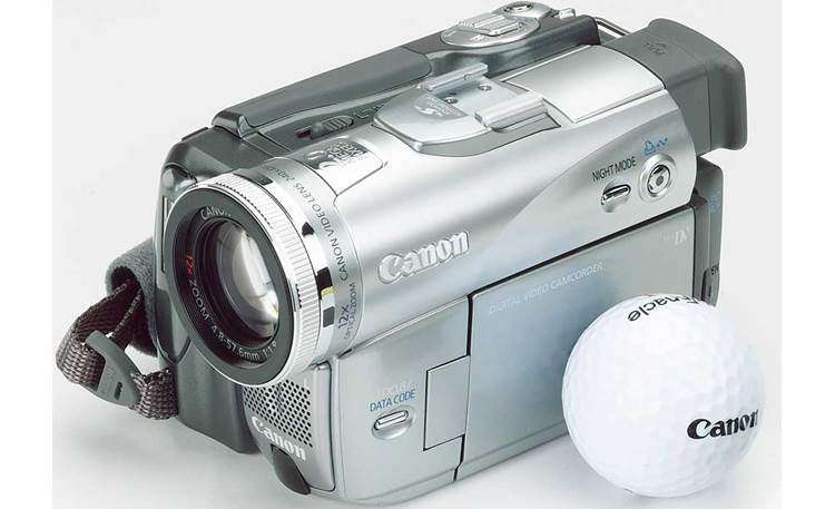Canon Optura 30 With golf ball (for scale)