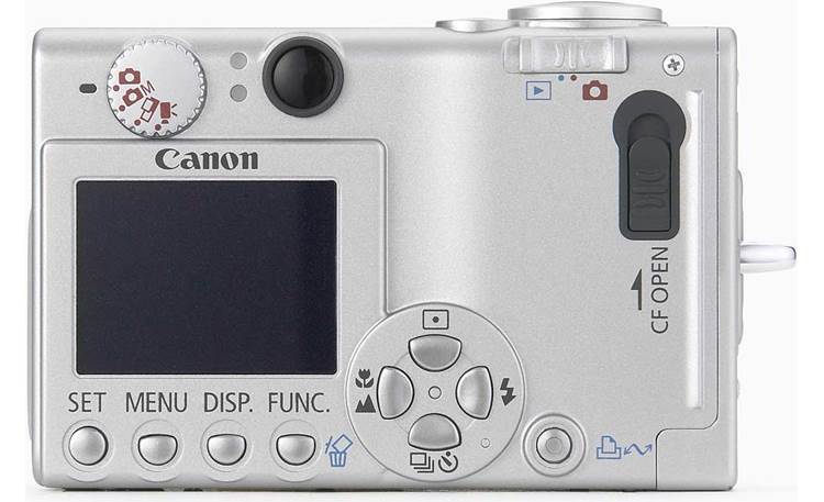 Canon PowerShot S500 Back