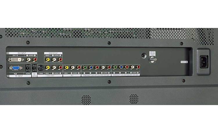 Samsung SP-P4251 Back panel inputs