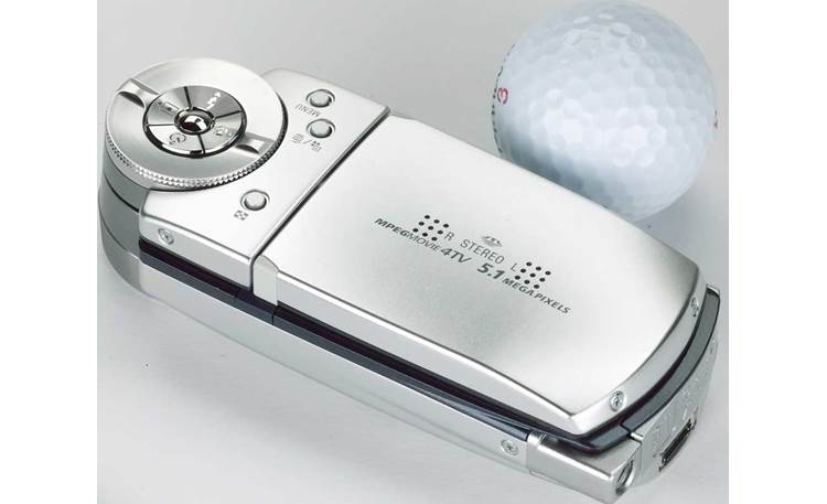 Sony DSC-M2 With golf ball (for scale)