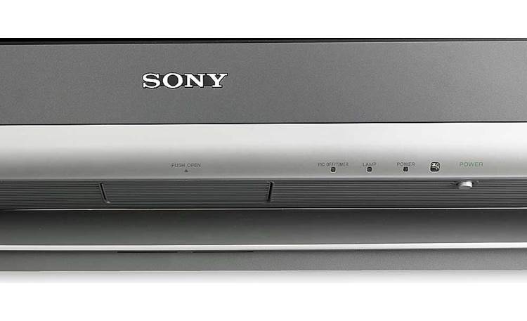 Sony KDF-E50A10 Front-panel <BR>controls (closed)