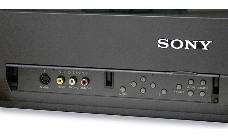 Sony KD-34XBR970 Front-panel <BR>A/V jacks
