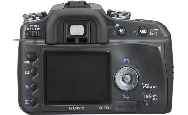 Sony DSLR-A100 (body only) Back